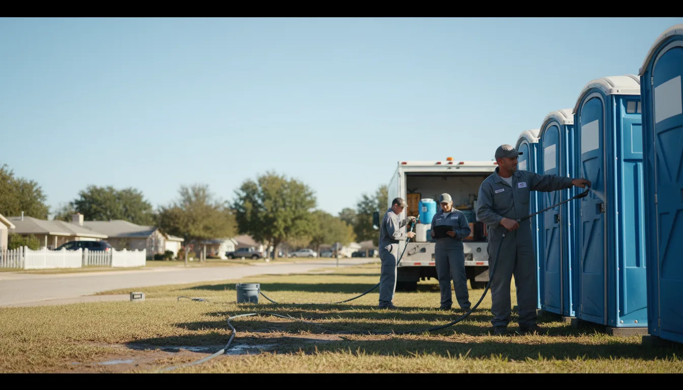 Long-Term Portable Toilet Rental in Stevenson, AL near me
